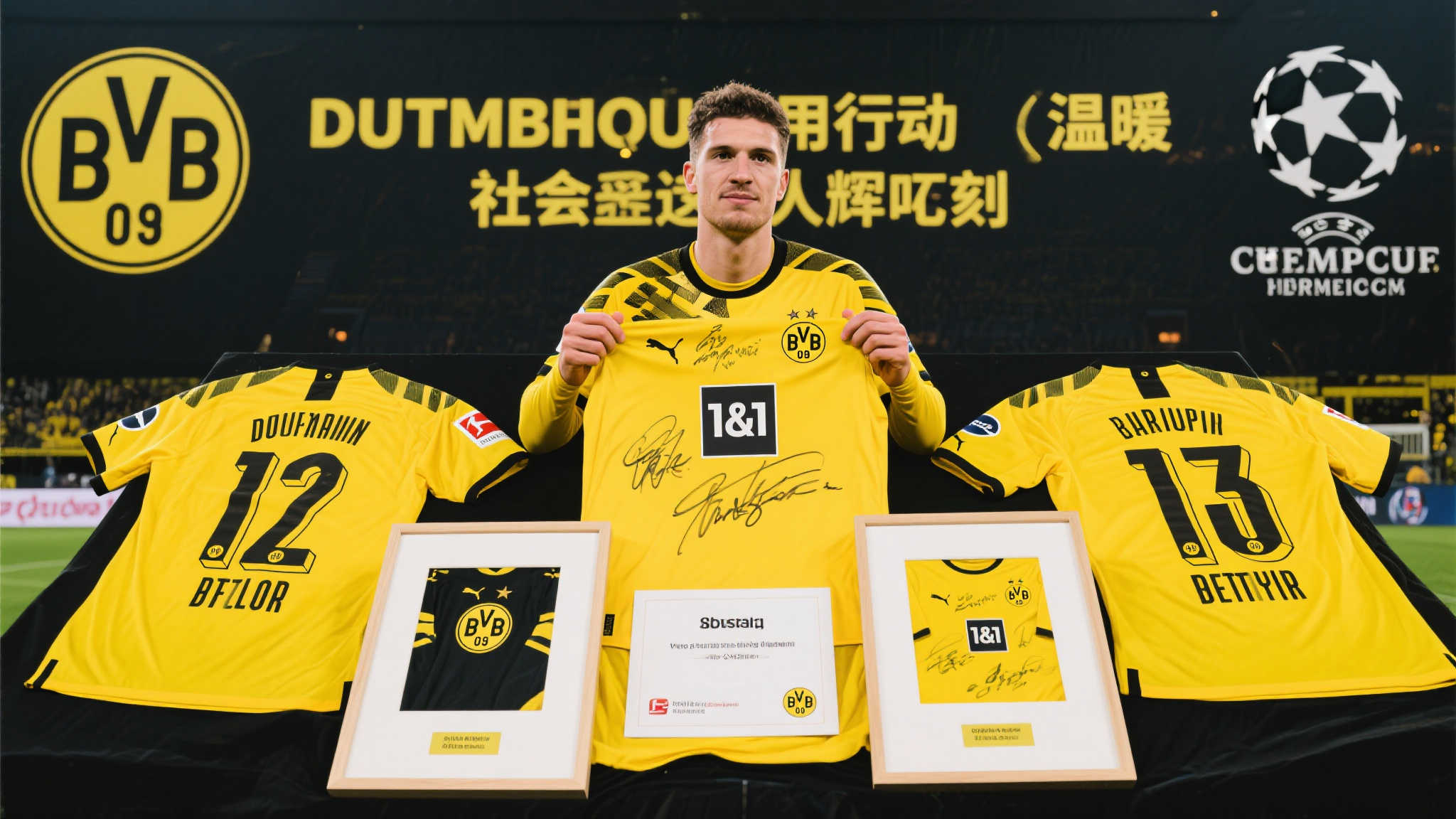 多特世俱杯首战球衣义拍,助力公益事业发展 多特世俱杯首战球衣义拍,助力公益事业发展