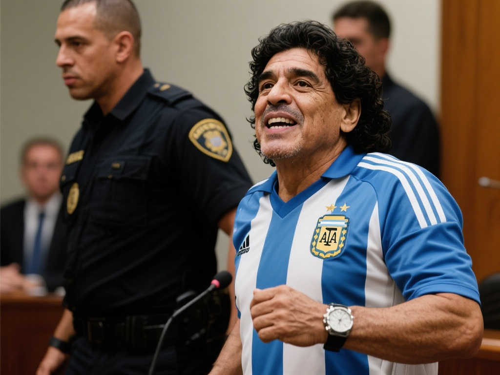 马拉多纳前保镖涉嫌庭上说谎被拘 马拉多纳前保镖涉嫌庭上说谎被拘